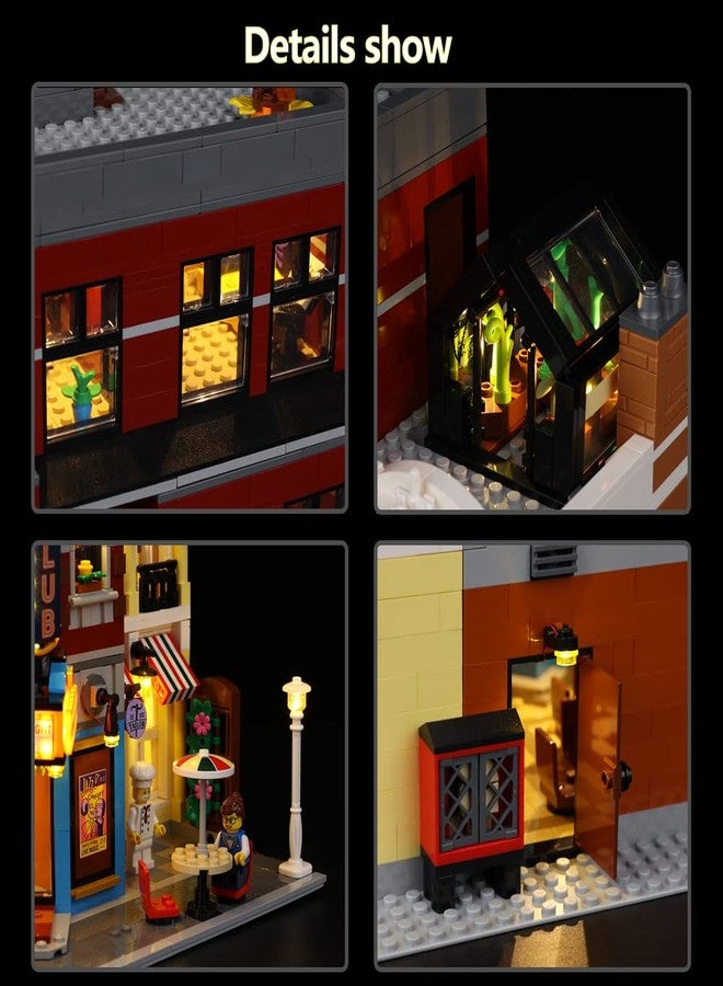 Kyglaring طقم إضاءة LED من Kyglaring لمجموعة بناء Lego Icons Jazz Club 10312 (بدون نموذج) - طقم إضاءة متوافق مع مجموعة Lego 10312 - بدون مجموعة بناء (إصدار جهاز تحكم عن بعد) - Image 4